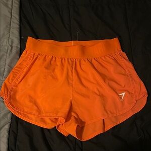 Gymshark Vibrant Orange Athletic Shorts